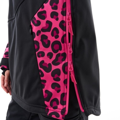 Куртка-анорак сноубордическая DF UKTUS Woman Cat Black - Pink фото 14