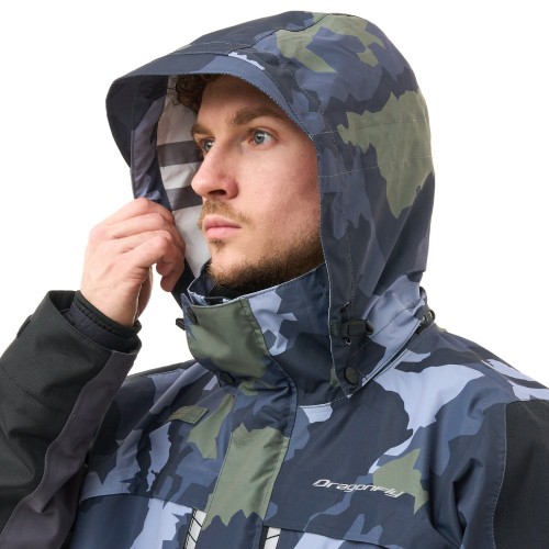 Мембранная куртка QUAD PRO Man Green Camo - Black фото 4