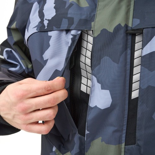 Мембранная куртка QUAD PRO Man Green Camo - Black фото 12