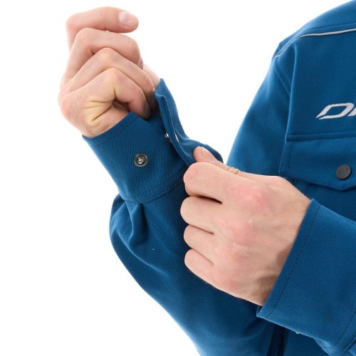 Моторубашка STREETFIGHTER Man Dark Blue с защитой фото 15