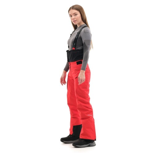 Штаны горнолыжные утепленные Gravity Premium WOMAN Red Fluo        фото 2