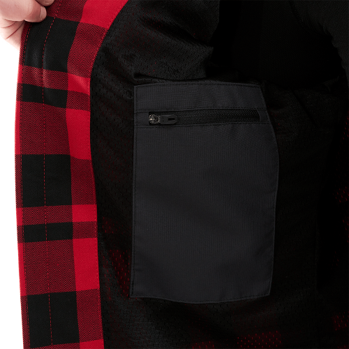 Моторубашка STREETFIGHTER Man Red с защитой фото 14