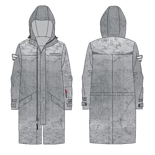 Плащ дождевой CITIZEN Woman Light Grey 