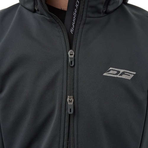 Мототолстовка DF URBAN Man Black с защитой фото 10