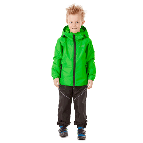 Детский комплект дождевой (куртка, брюки) EVO Kids GREEN (мембрана) фото 3