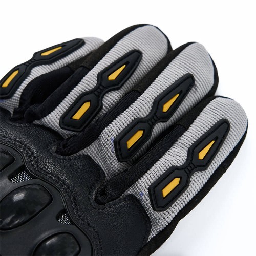 Перчатки DF VECTOR Black - Yellow фото 7