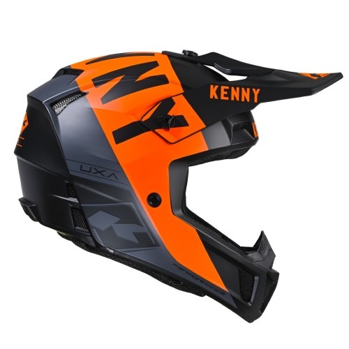 Шлем Kenny Performance Black Neon Orange фото 2