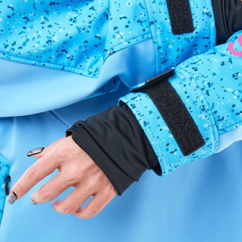 Куртка-анорак сноубордическая DF UKTUS Woman Blue - Pink фото 16
