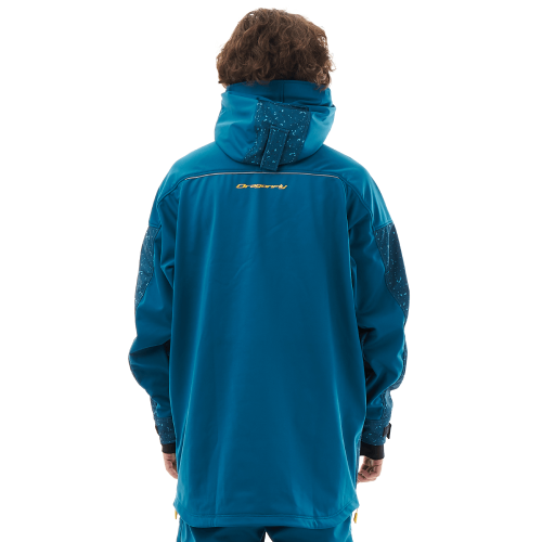 Куртка-анорак сноубордическая DF UKTUS Man Dark Ocean - Yellow фото 3