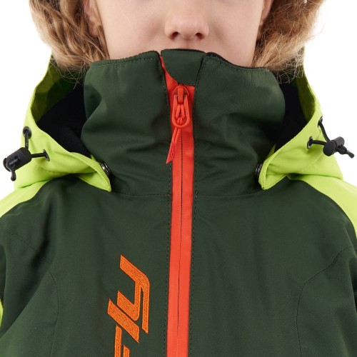 Куртка утепленная Gravity TEENAGER Green - Orange 2023 фото 9