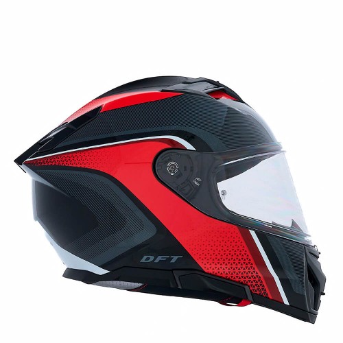 Мотошлем DF-T Red фото 4