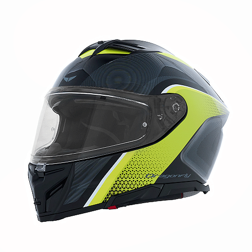 Мотошлем DF-T Lime - Green 