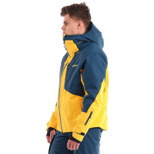 Куртка горнолыжная утепленная Gravity Premium MAN Yellow - Dark Ocean      фото 2
