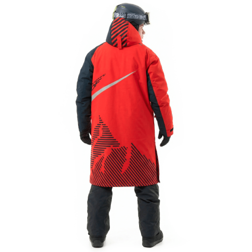 Плащ зимний RACE COAT Man Red - Black фото 3