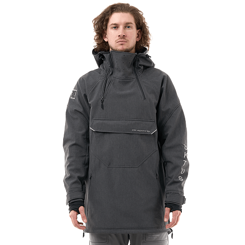 Куртка-анорак сноубордическая DF UKTUS Man Graphite Melange                    