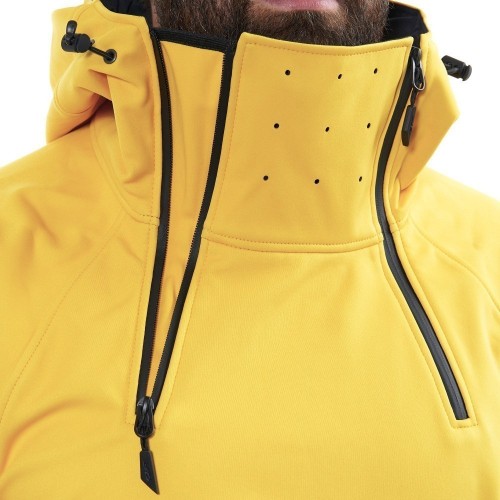 Куртка-анорак сноубордическая DF UKTUS Man Yellow - Grey фото 4