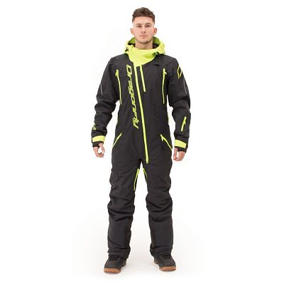 Комбинезон Gravity Premium Man. Black - Yellow Green 2023 