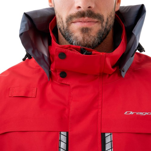 Мембранная куртка QUAD PRO Red - Grey фото 4