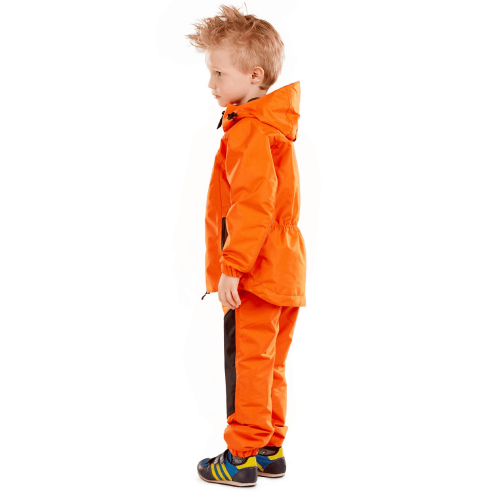 Детский комплект дождевой (куртка, брюки) EVO Kids ORANGE (мембрана) фото 3
