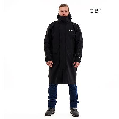 Дождевик городской DF RAINCOAT 2.0 Black 
