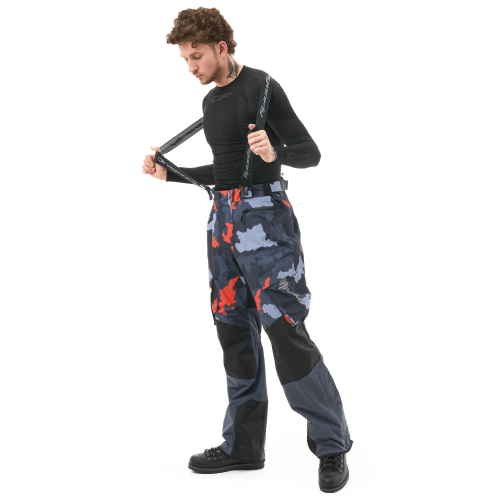 Мембранные брюки QUAD 2.0 Man Grey - Orange Camo фото 2