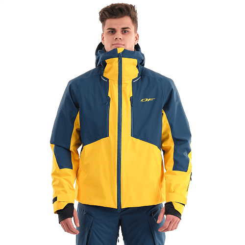 Куртка горнолыжная утепленная Gravity Premium MAN Yellow - Dark Ocean                         