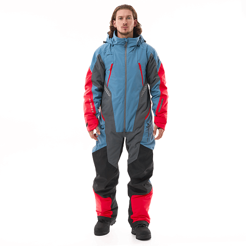 Комбинезон EXTREME 2.0 Man Grey - Blue - Red Утепленный (100) 