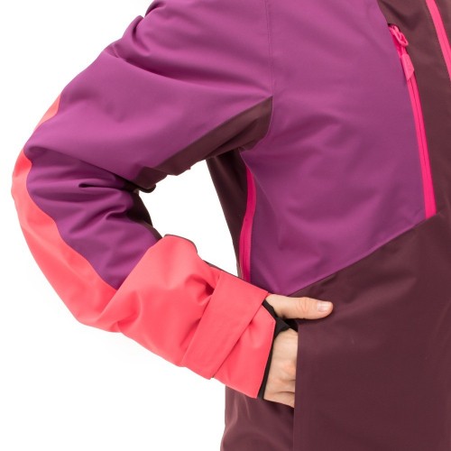 Куртка горнолыжная утепленная Gravity Premium Woman Purple-Brown 2023 фото 10