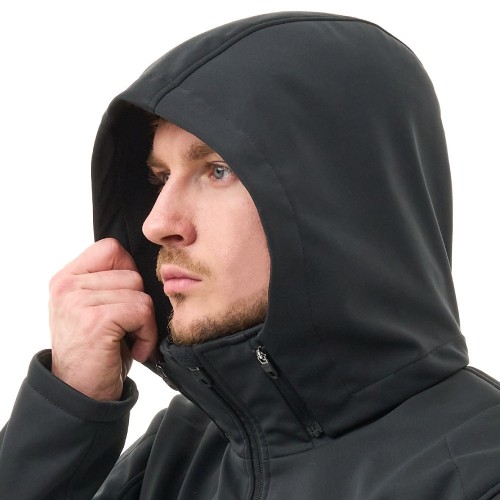 Мототолстовка DF URBAN Man Black с защитой фото 4