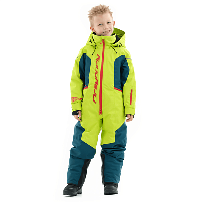 Зимний утепленный комбинезон GRAVITY Junior Olive - Dark Ocean 2023 