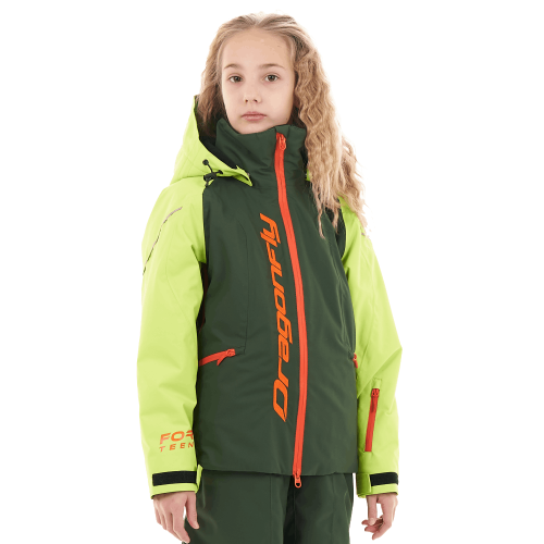 Куртка утепленная GRAVITY for Teen Green - Orange 2024
