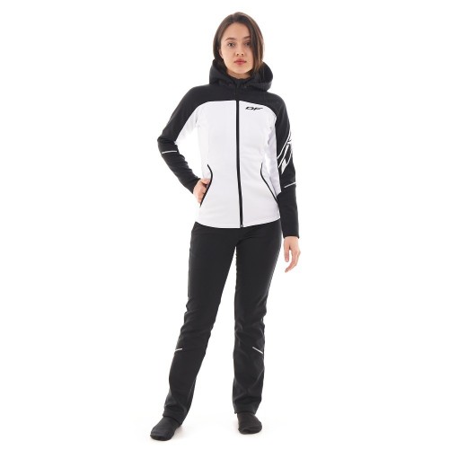 Куртка женская с капюшоном Explorer 2.0 Black and White фото 8