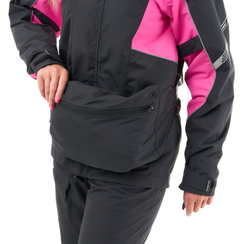 Куртка - дождевик EVO Woman Black - Pink (мембрана) фото 19