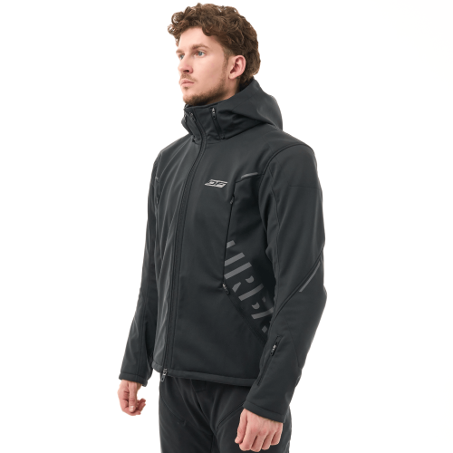 Мототолстовка DF URBAN Man Black с защитой фото 2