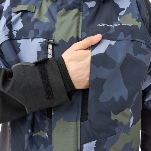 Мембранная куртка QUAD PRO Man Green Camo - Black фото 11