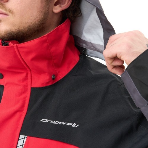 Мембранная куртка QUAD PRO Man Red - Black - Grey фото 7