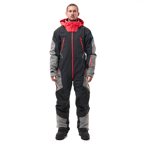 Комбинезон EXTREME 2.0 Man Black - Red - Grey 2024 Утепленный (100)                    