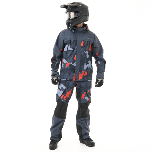 Мембранная куртка QUAD 2.0 Man Grey - Orange Camo фото 23