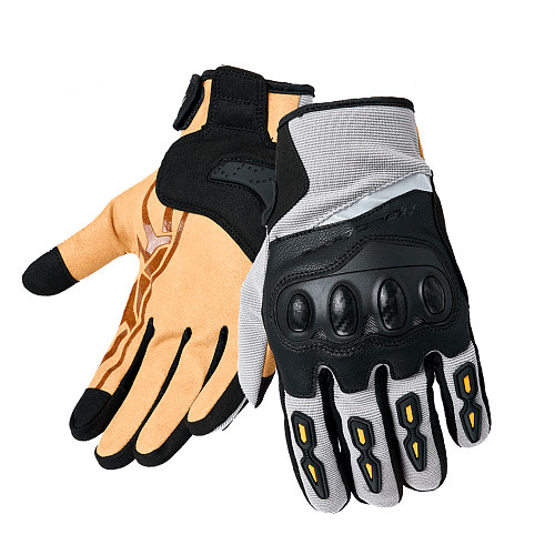 Перчатки DF VECTOR Black - Yellow 