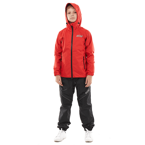Комплект дождевой (куртка, брюки) EVO FOR TEEN RED (мембрана)                    