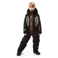Зимний утепленный комбинезон DF JUNIOR Gravity Black-Gray 2023 