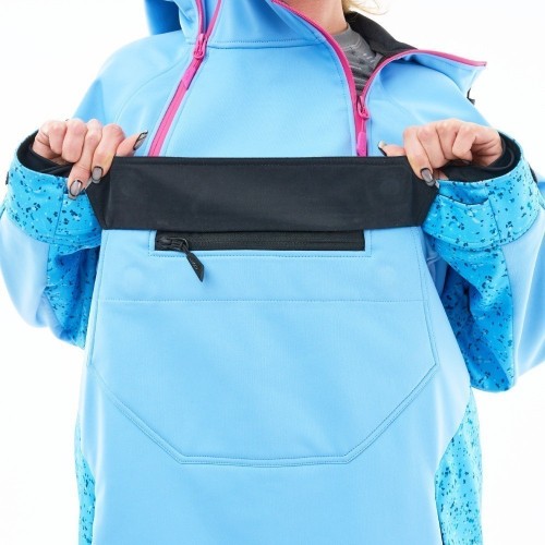 Куртка-анорак сноубордическая DF UKTUS Woman Blue - Pink фото 10