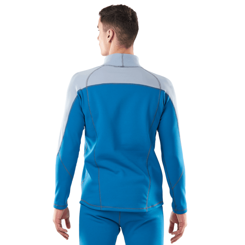 Термокофта зимняя с высоким воротом Man Grey - Blue фото 2