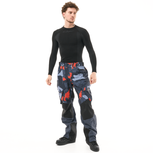 Мембранные брюки QUAD 2.0 Man Grey - Orange Camo фото 4