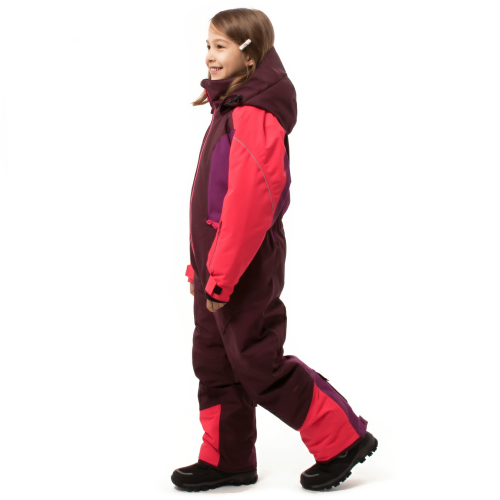 Зимний утепленный комбинезон DF Junior. Gravity Purple - Brown 2023 фото 2