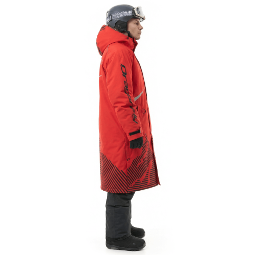 Плащ зимний RACE COAT Man Red - Black фото 2