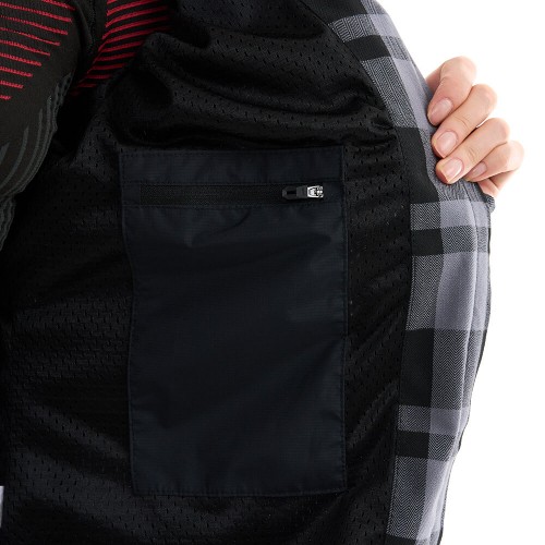 Моторубашка STREETFIGHTER Woman Grey с защитой фото 12