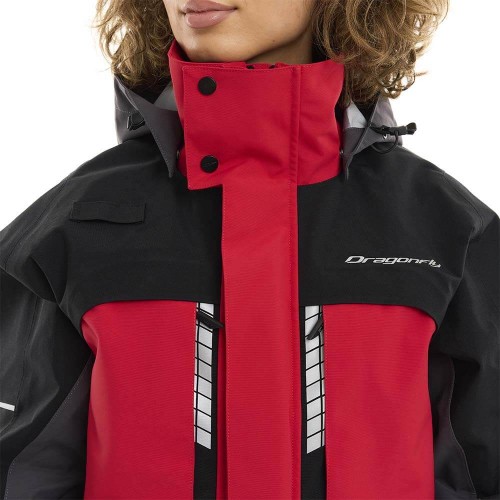 Мембранная куртка QUAD PRO Woman Red - Black - Grey фото 7