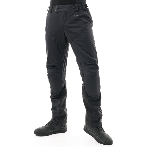 Мотобрюки DF URBAN Man Black с защитой 