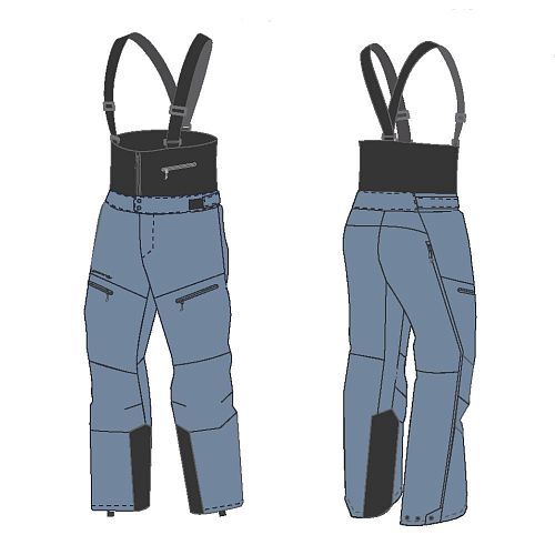 Брюки FREERIDE PRO Woman Steel Вlue 